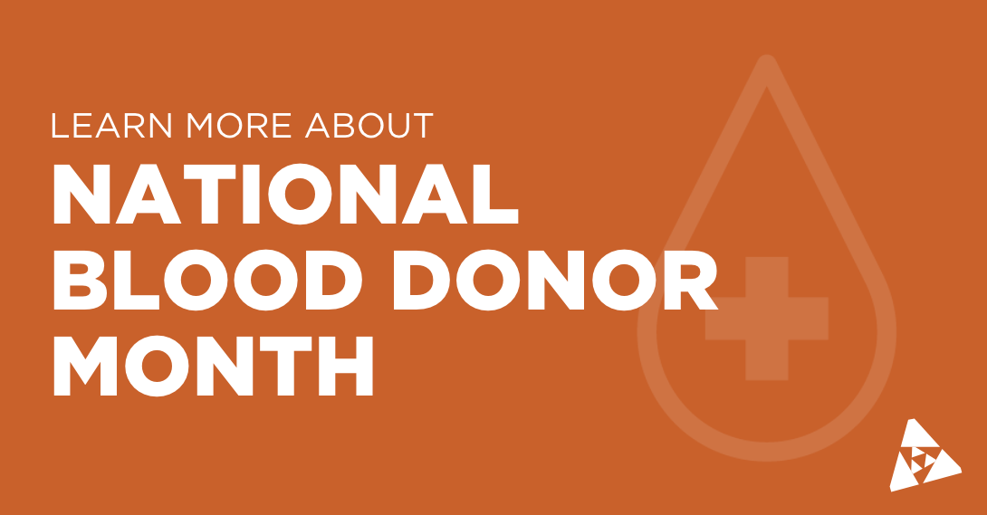 National blood donor month